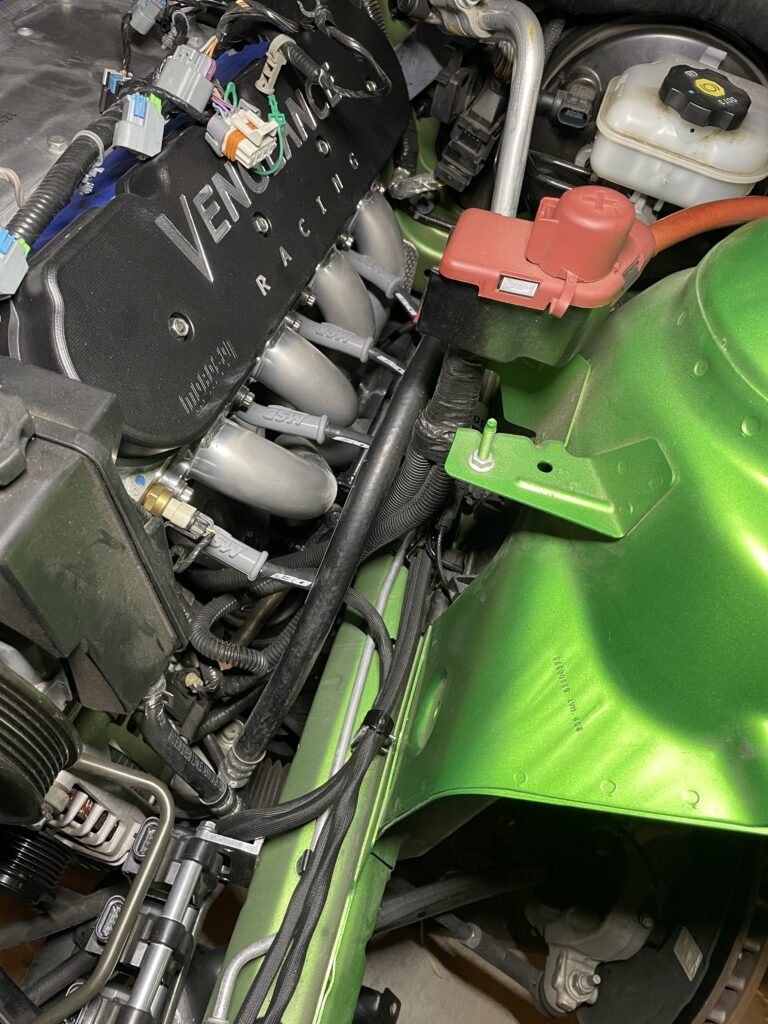 Vengeance Racing valve covers fitted to the LS3 in a 2012 Camaro SS